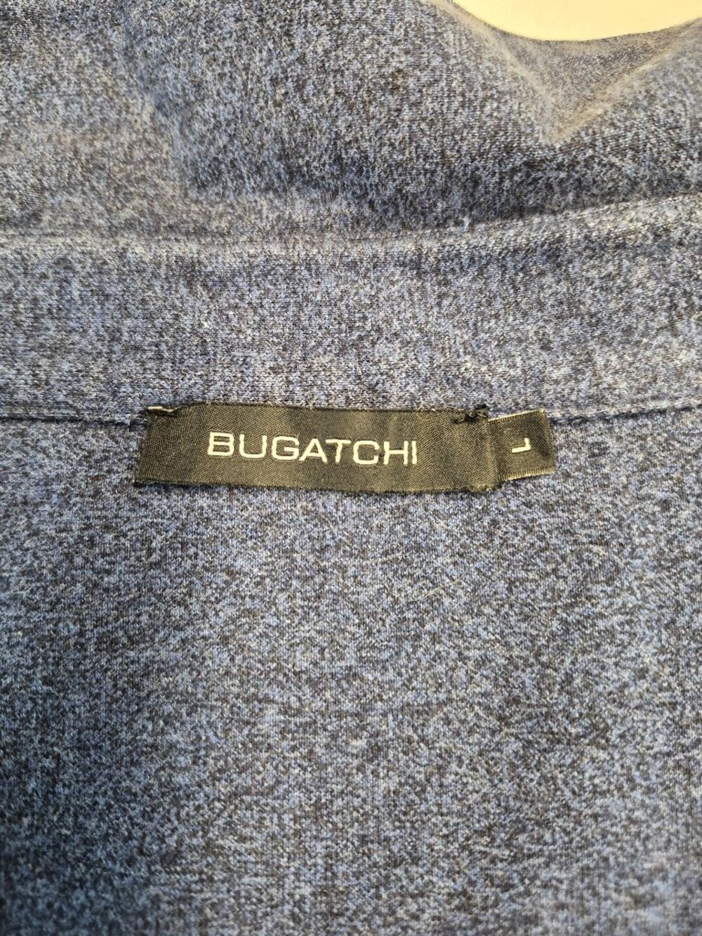 BUGATCHI Mens Blue 100% Cotton Long Sleeve Shirt Large MC15